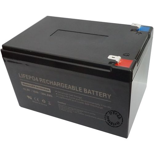 Batt type LFP1216 (152x100x97mm) avec BMS 12.8V LifePO4 16Ah