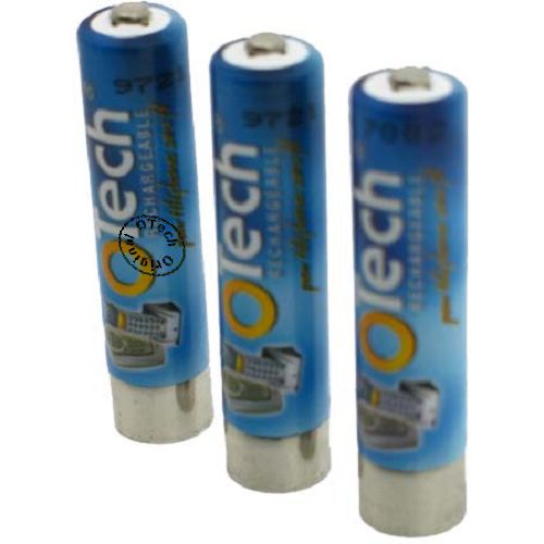 ACCUS type AAA SBC (prix net) 3x1.2V Ni-Mh 750mAh