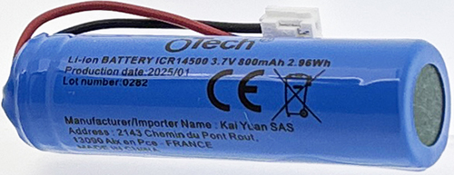 ACCUS 3.7V Li-Ion 800mAh
