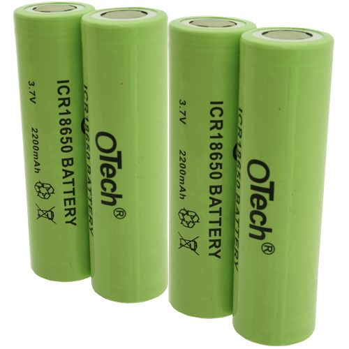ACCUS type ICR18650 X4 Electrode positive plate Li-Ion 3.7V 2200mAh
