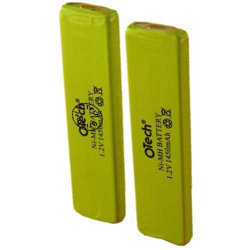 ACCUS type GP14M / BP62 2x(65X17X5) Prismatic 2X1.2V Ni-Mh 1450mAh