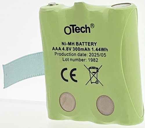 ACCUS type FX500 4.8V Ni-Mh 300mAh