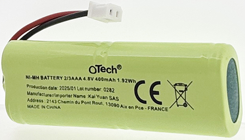 ACCUS 2/3 AAA 4.8V Ni-Mh 400mAh