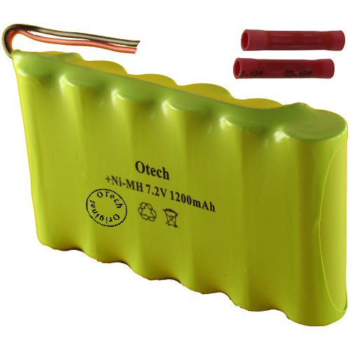 ACCUS AA sortie Fils + connecteurs à sertir 7.2V Ni-Mh 1700mAh