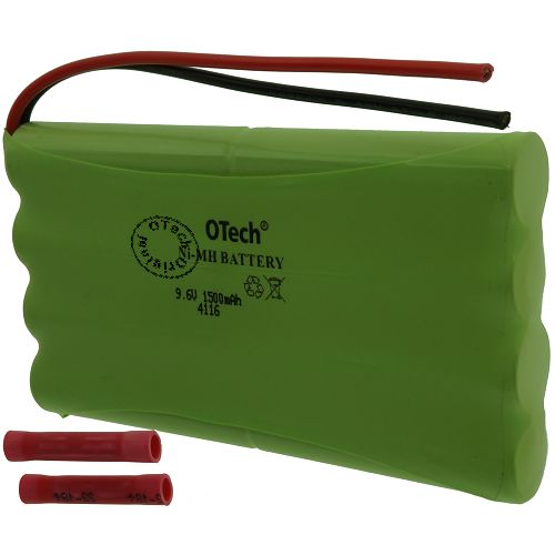 ACCUS AA sortie Fils + connecteurs à sertir 9.6V Ni-Mh 1500mAh