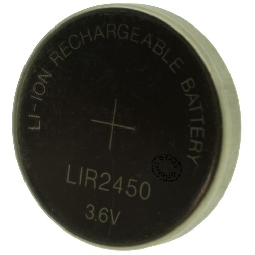 Bouton rechargeable (24x5mm) 3.6V Li-Ion 110mAh