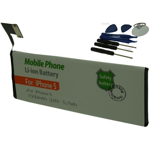 Batt type iPh 5 (avec outils) 3.8V Li-Ion 1500mAh