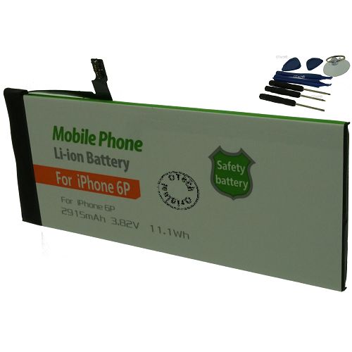 Batt type iPh 6P 616-0802 (avec outils) 3.82V Li-Ion 2915mAh