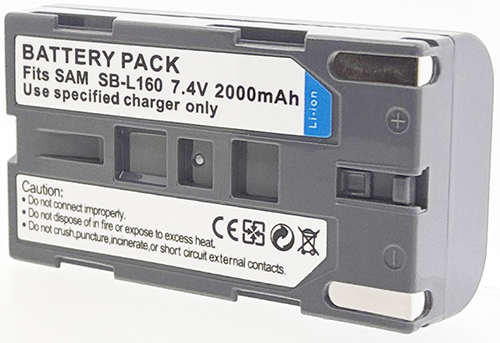 Batt type SAM SBL160 Grey 7.2V Li-Ion 2000mAh