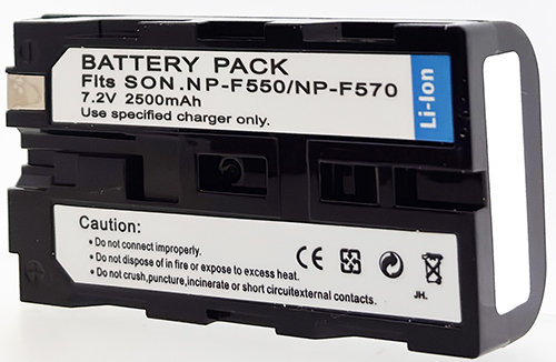 Batt type SON NP-F550 7.4V Li-Ion 2500mAh