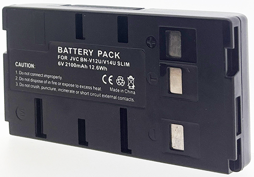 Batt type JV BN-V11U / V12U (3 contacts) Black 6V Ni-MH 2000mAh