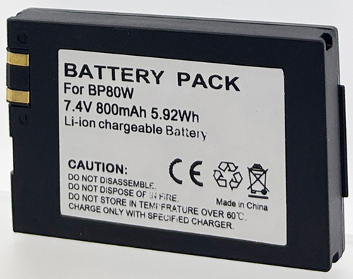 Batt type SAM BP80W 7.4V Li-Ion 1300mAh