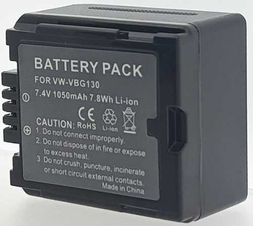 Batt type PAN VW-VBG130 7.4V Li-Ion 1050mAh