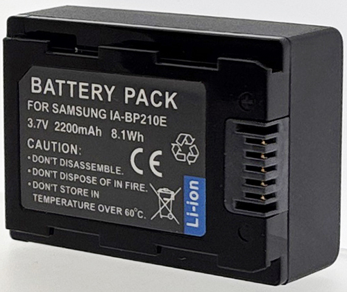 Batt type SAM IA-BP210E 3.7V Li-Ion 2200mAh