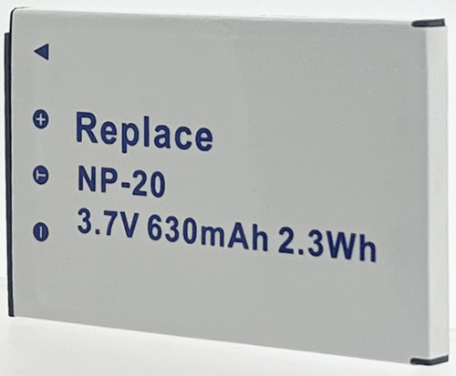 Batt type CAS NP-20 3.7V Li-Ion 630mAh