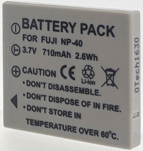 Batt type FUJ NP-40 / D-Li8 / SBL-0737 3.7V Li-Ion 710mAh