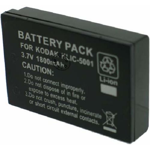 Batt type KOD KLIC-5001 Black 3.7V Li-Ion 1800mAh