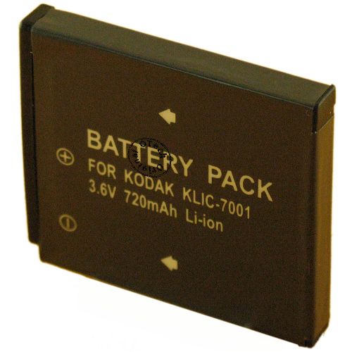 Batt type KOD KLIC 7001 3.7V Li-Ion 720mAh