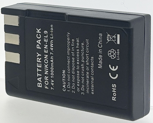 Batt type NIK EN-EL9 7.4V Li-Ion 1000mAh