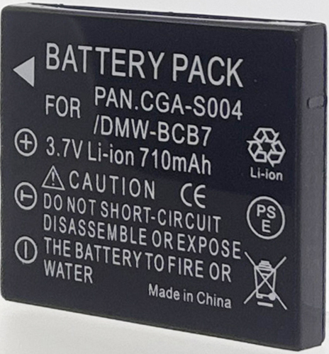 Batt type PAN DMW-BCB7 / S004E 3.7V Li-Ion 710mAh