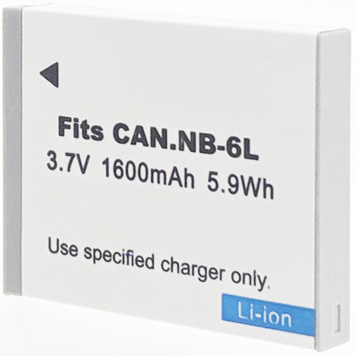 Batt type CAN NB-6L 3.7V Li-Ion 1600mAh