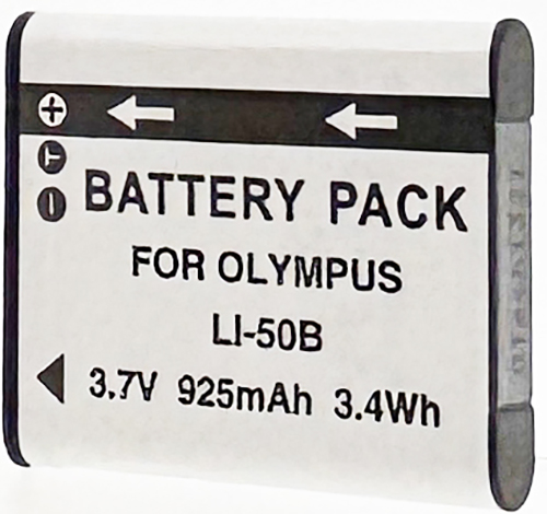 Batt type OLY LI-50B 3.7V Li-Ion 925mAh