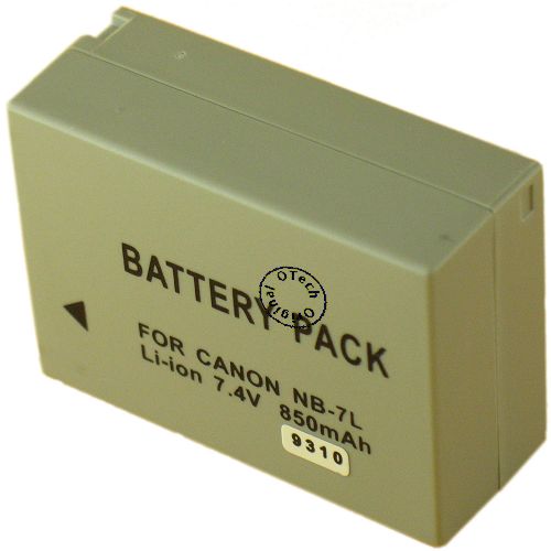 Batt type CAN NB-7L 7.4V Li-Ion 850mAh