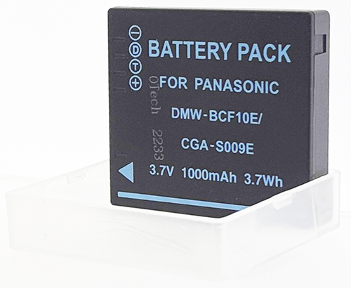 Batt type PAN DMW-BCF10E / S009E 3.7V Li-Ion 1000mAh
