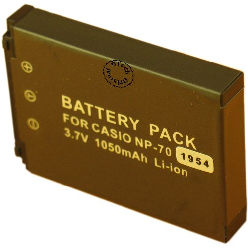 Batt type CAS NP-70 3.7V Li-Ion 1050mAh