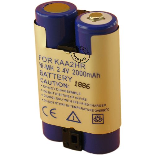 Batt type KOD KAA2HR 2.4V Ni-Mh 2000mAh