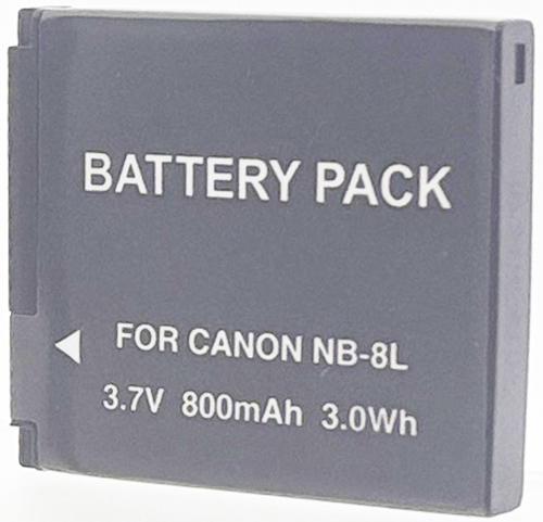 Batt type CAN NB-8L 3.7V Li-Ion 800mAh