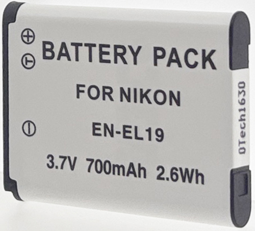 Batt type NIK EN-EL19 3.7V Li-Ion 700mAh