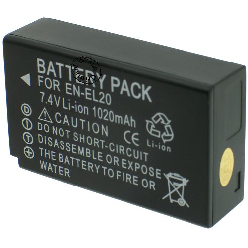 Batt type NIK EN-EL20 7.4V Li-Ion 1020mAh