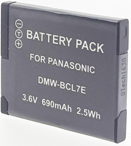 Batt type PAN DMW-BCL7 3.6V Li-Ion 690mAh