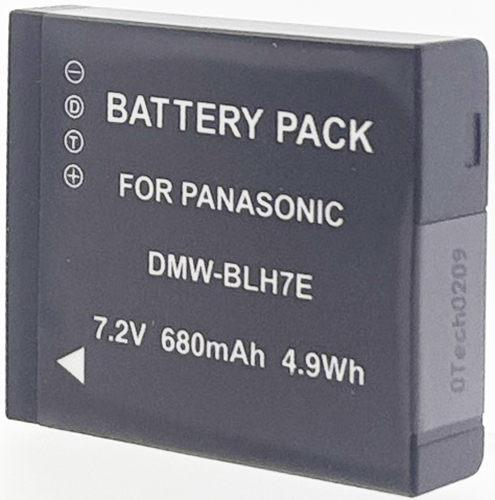 Batt type PAN DMW-BLH7E 7.2V Li-Ion 680mAh