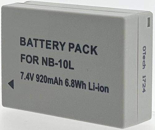 Batt type CAN NB-10L 7.4V Li-Ion 920mAh