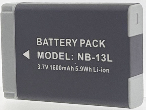 Batt type CAN NB-13L 3.7V Li-Ion 1600mAh