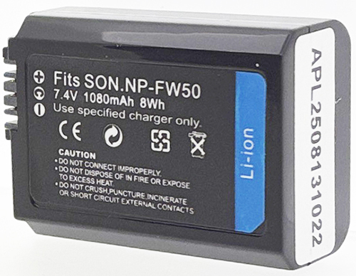 Batt type SON NP-FW50 7.4V Li-Ion 1080mAh