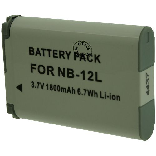 Batt type CAN NB-12L 3.7V Li-Ion 1800mAh
