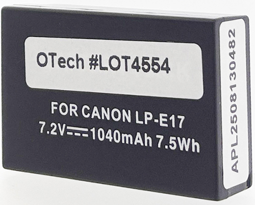Batt type CAN LP-E17 7.2V Li-Ion 1040mAh