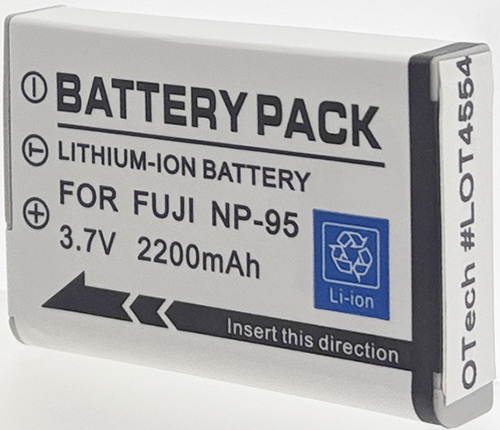 Batt type FUJ NP-95 3.7V Li-Ion 2200mAh