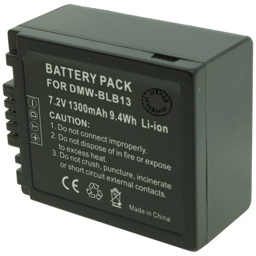 Batt type PAN DMW-BLB13 7.2V Li-Ion 1300mAh