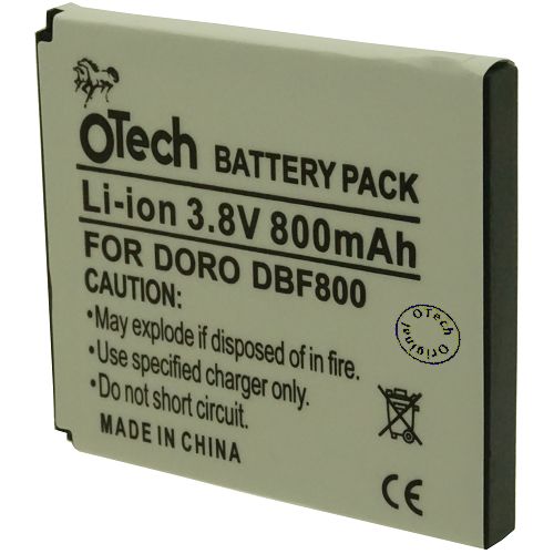Batt type DOR DBF800 3.8V Li-Ion 800mAh