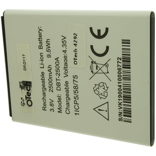Batt type DOR DBT-2500A 3.8V Li-Ion 2500mAh