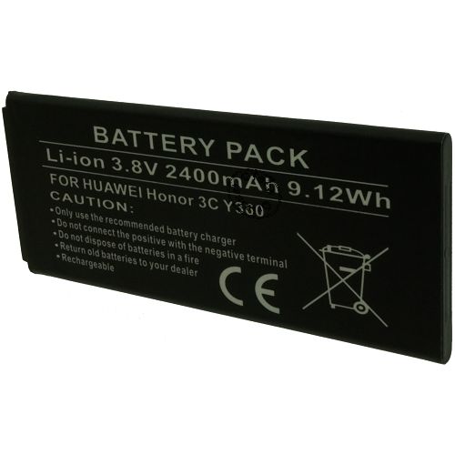 Batt type HUA Honor 3C Y360 3.8V Li-Ion 2400mAh