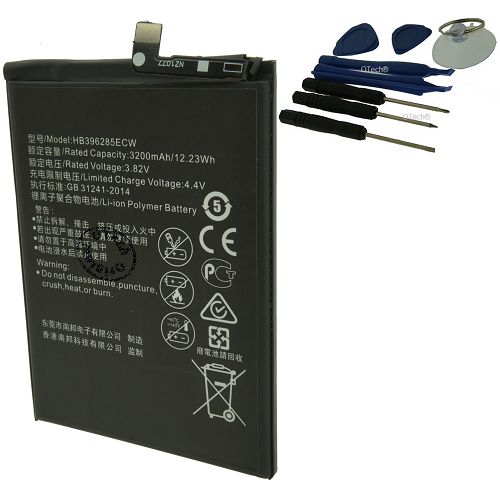 Batt type HUA P20 / HB396285ECW (avec outils) 3.82V Li-Ion 3400mAh