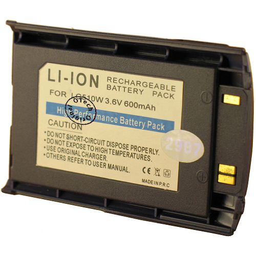 Batt type LG 510W blue 3.6V Li-Ion 600mAh