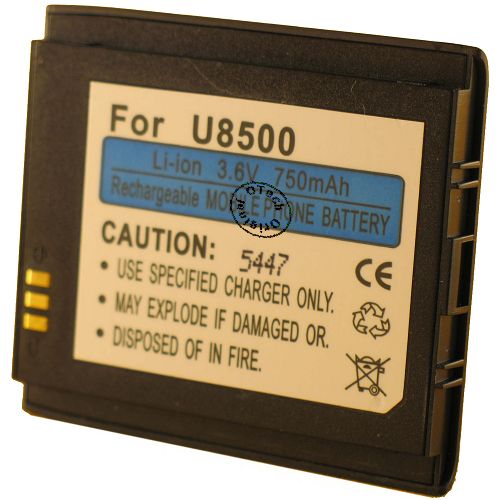 Batt type LG U8500 black 3.6V Li-Ion 900mAh