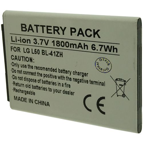 Batt type LG L50 / BL-41Z 3.7V Li-Ion 1800mAh