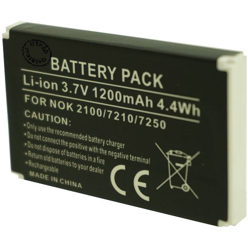 Batt type NOK 7210 3.7V Li-Ion 1200mAh
